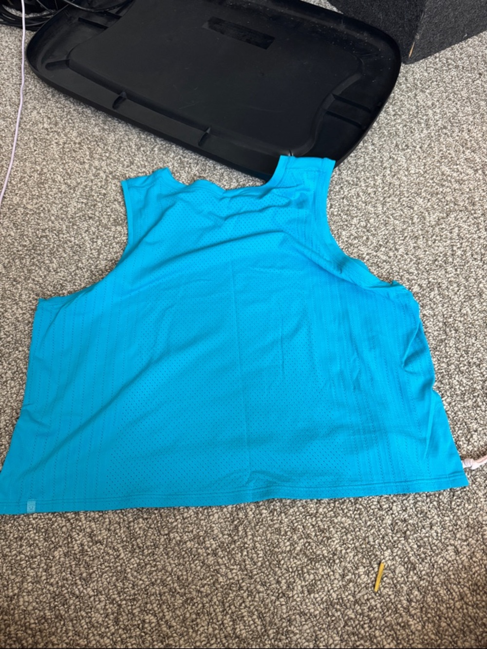 lululemon athletica Turquoise Blue Tank Top XL like new - Picture 3 of 3